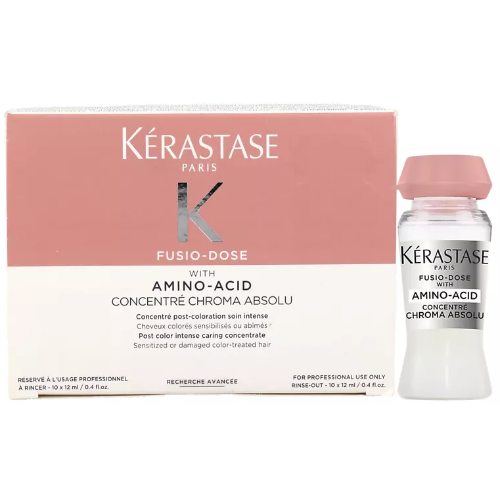 Концентрат для поврежденных окрашенных волос - Kerastase Fusio-Dose With Amino-Acid Concentre Chroma Absolu